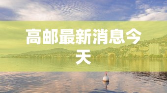 高邮最新消息今天