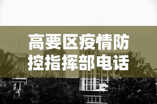 高要区疫情防控指挥部电话