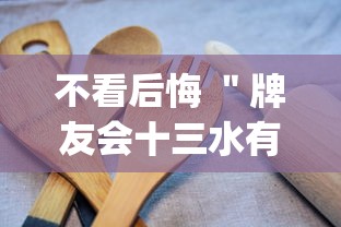 不看后悔 ＂牌友会十三水有挂吗”(必备工具)辅助教学